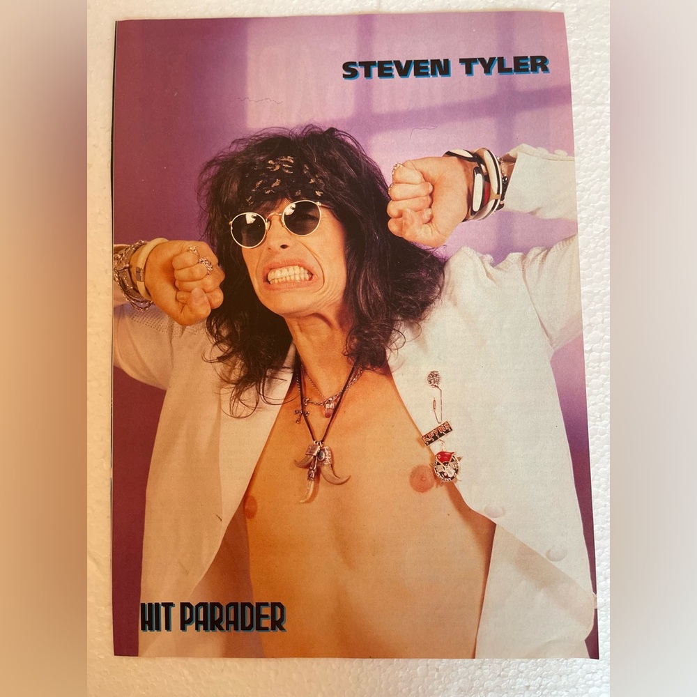 Steven Tyler Hit Parader Pinup